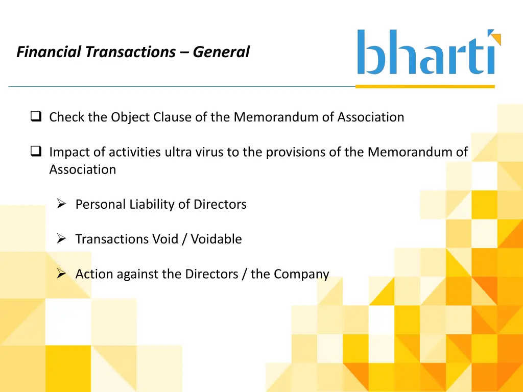 financial transactions general