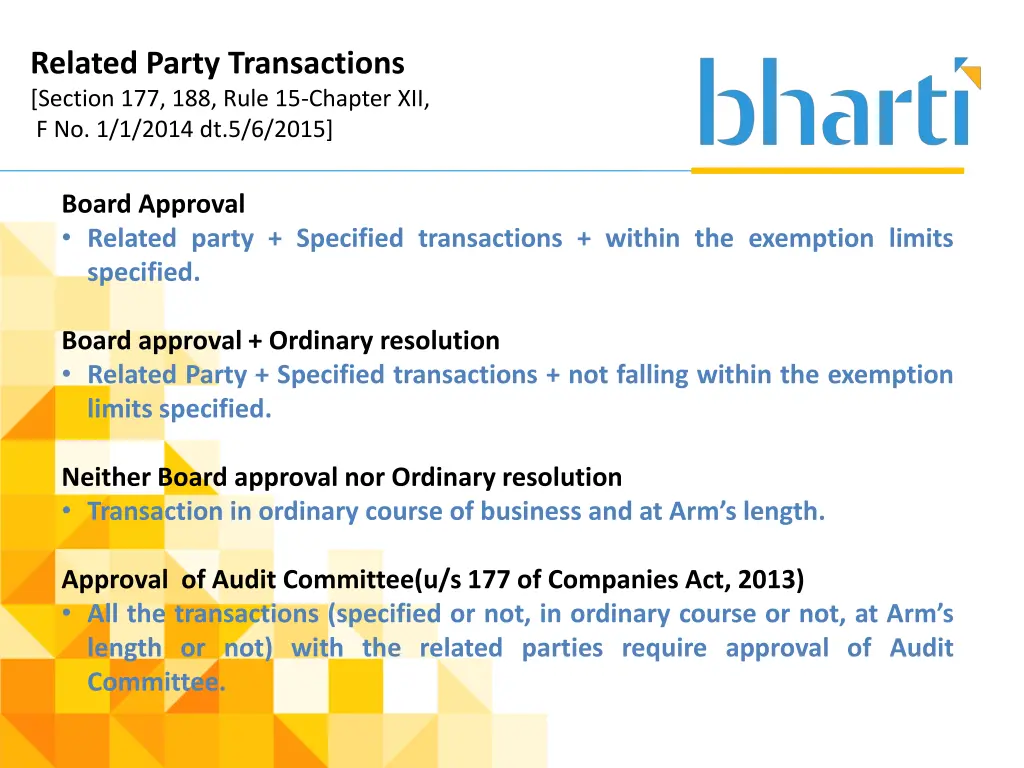 related party transactions section 177 188 rule 1