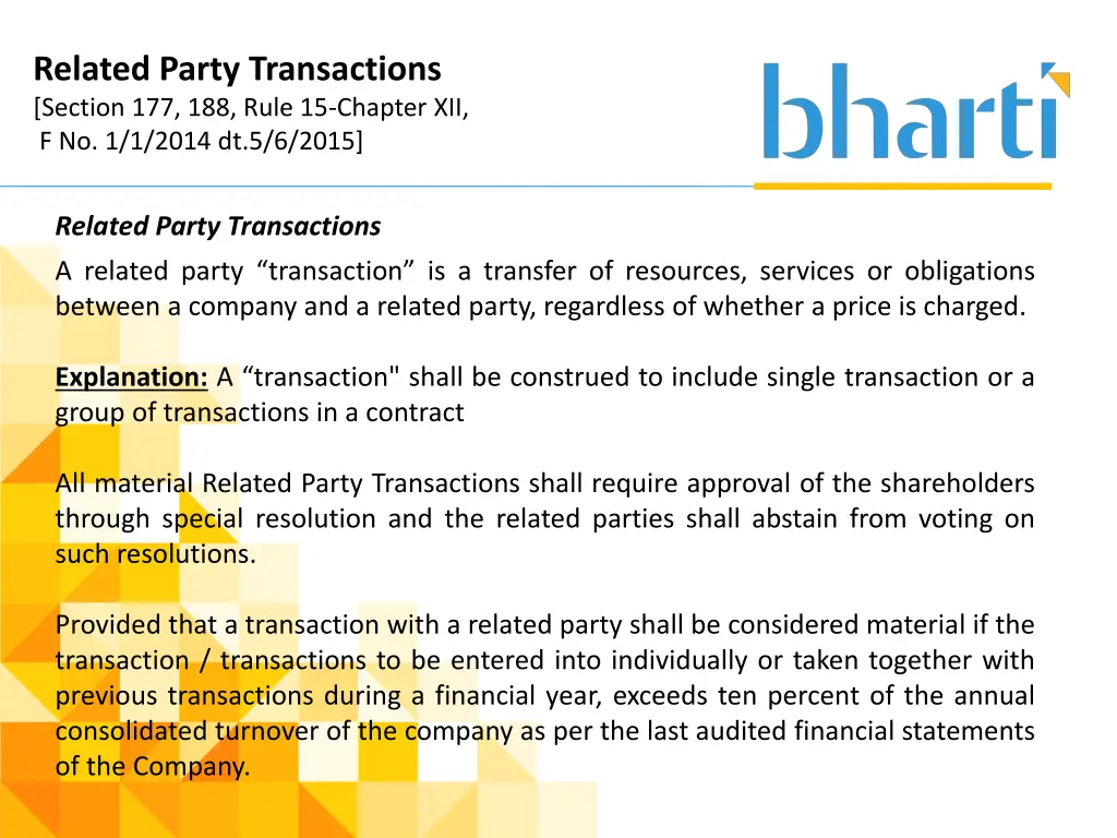 related party transactions section 177 188 rule