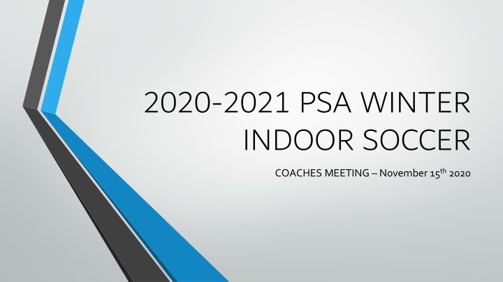 2020 2021 psa winter indoor soccer coaches