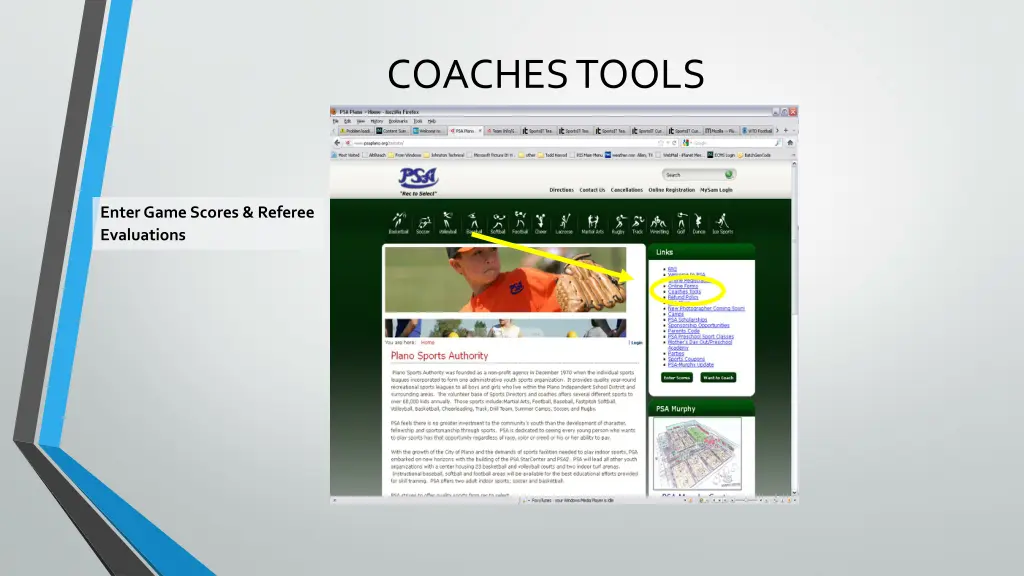 coaches tools