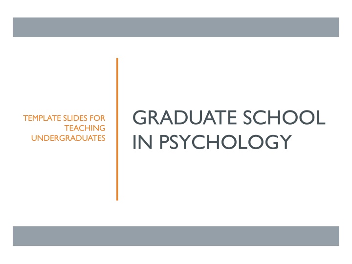 graduate school in psychology