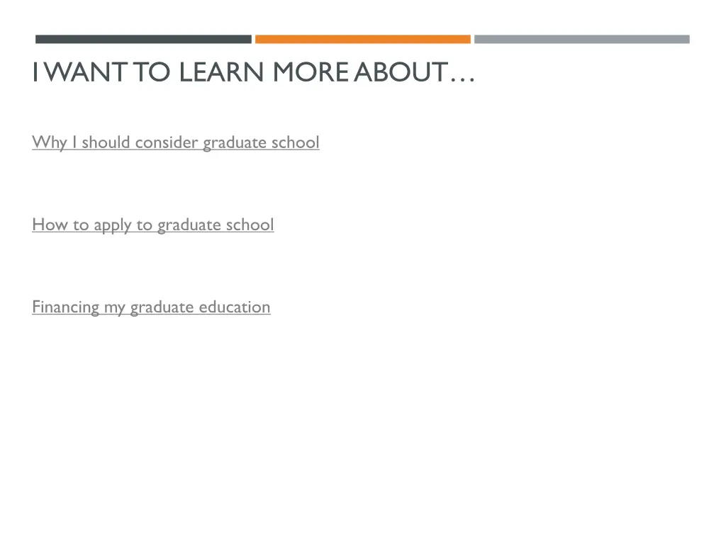 i want to learn more about