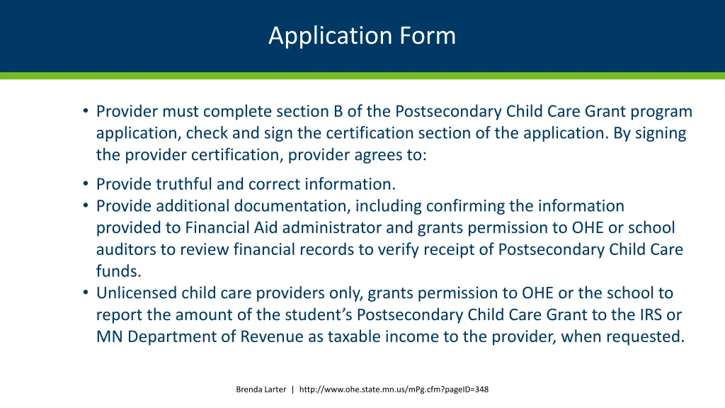 application form 1
