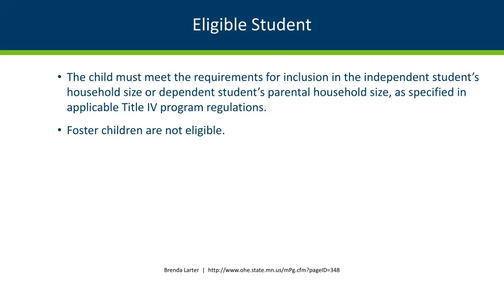 eligible student 11