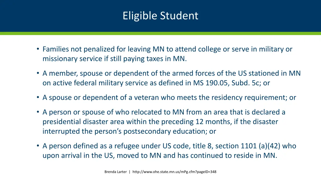 eligible student 2