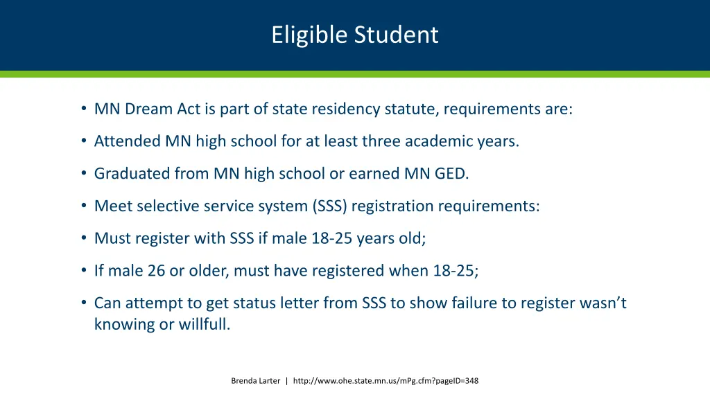 eligible student 3