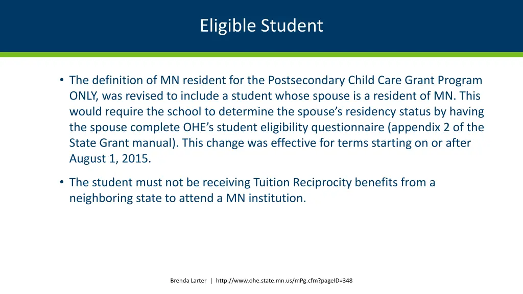 eligible student 4