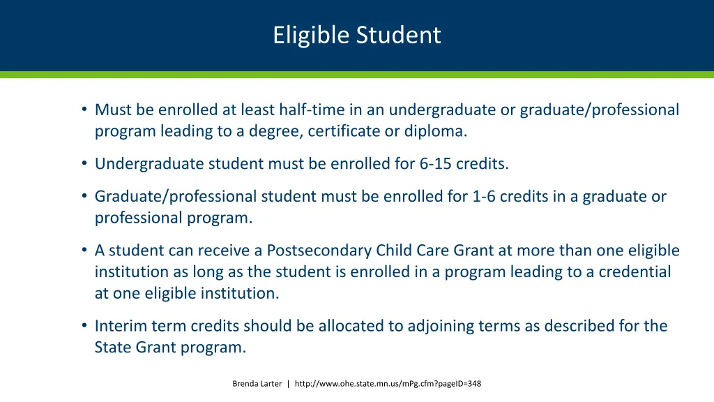 eligible student 5