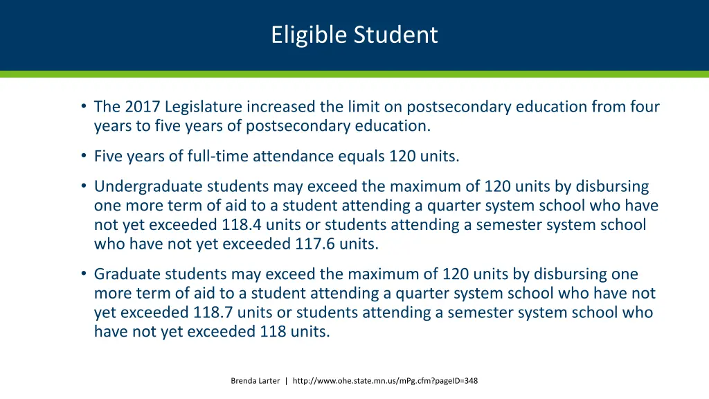 eligible student 6