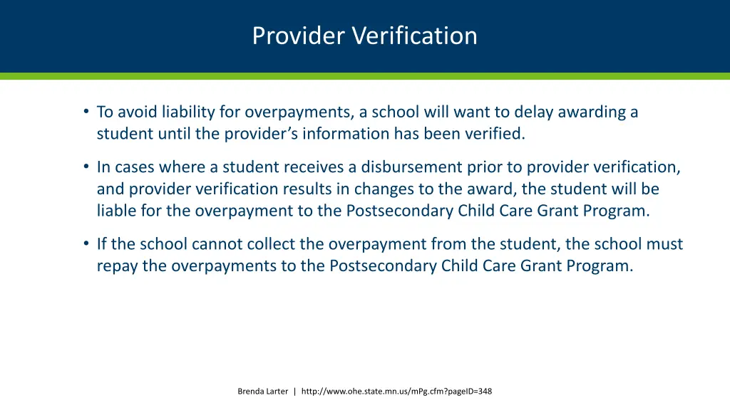 provider verification 3