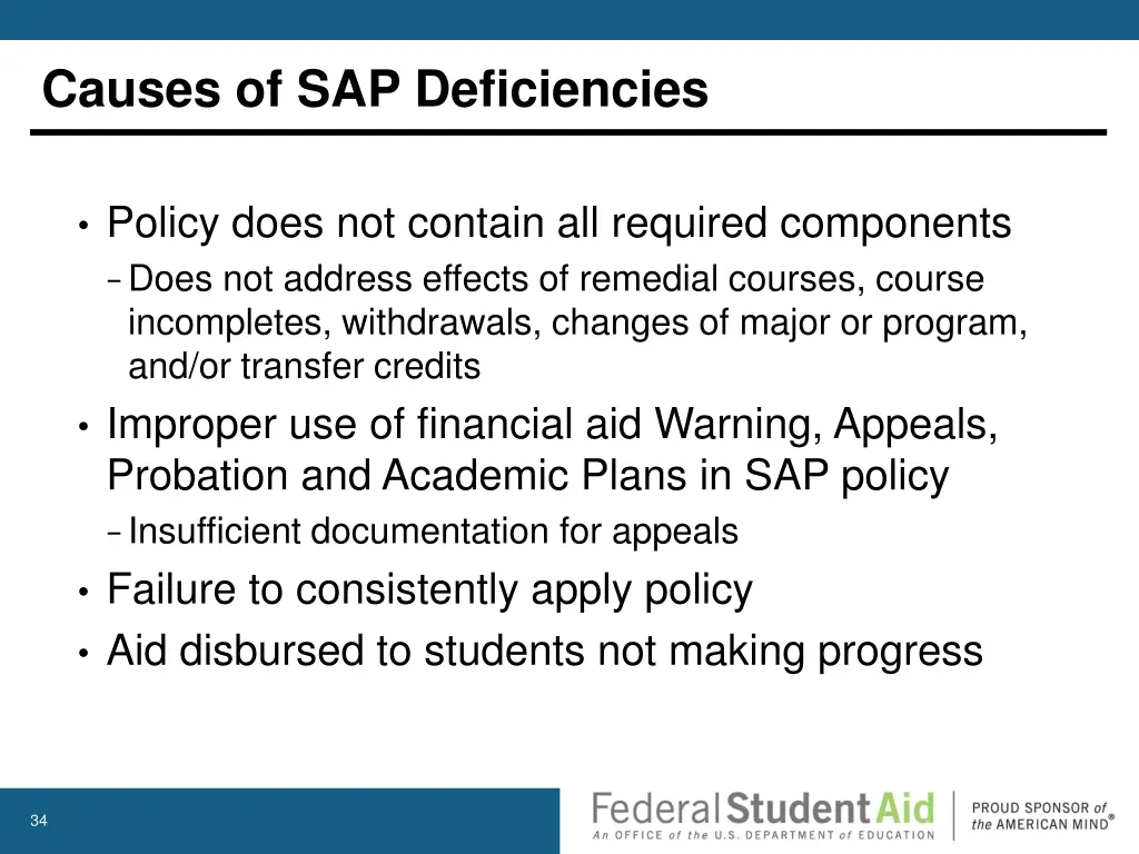 causes of sap deficiencies