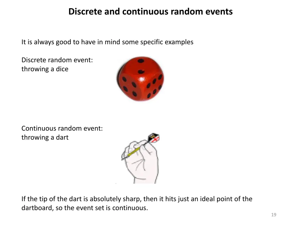discrete and continuous random events 1