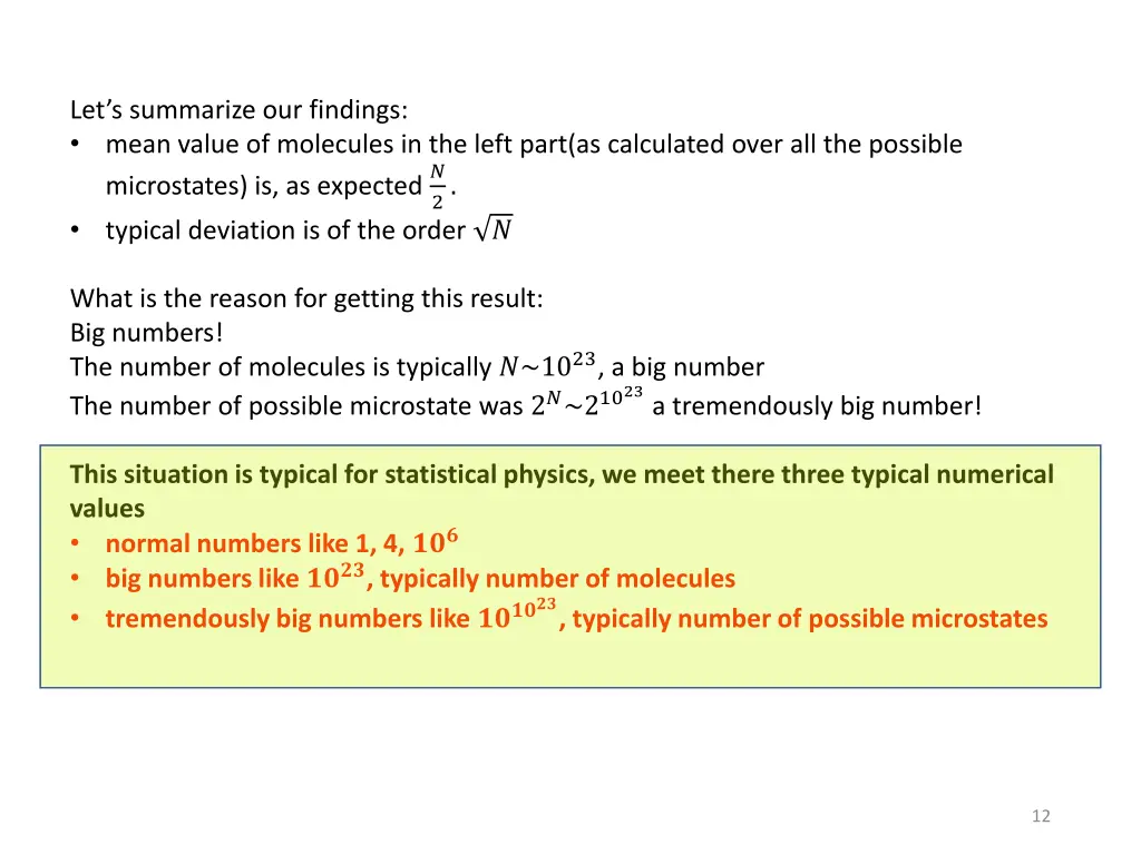 let s summarize our findings mean value