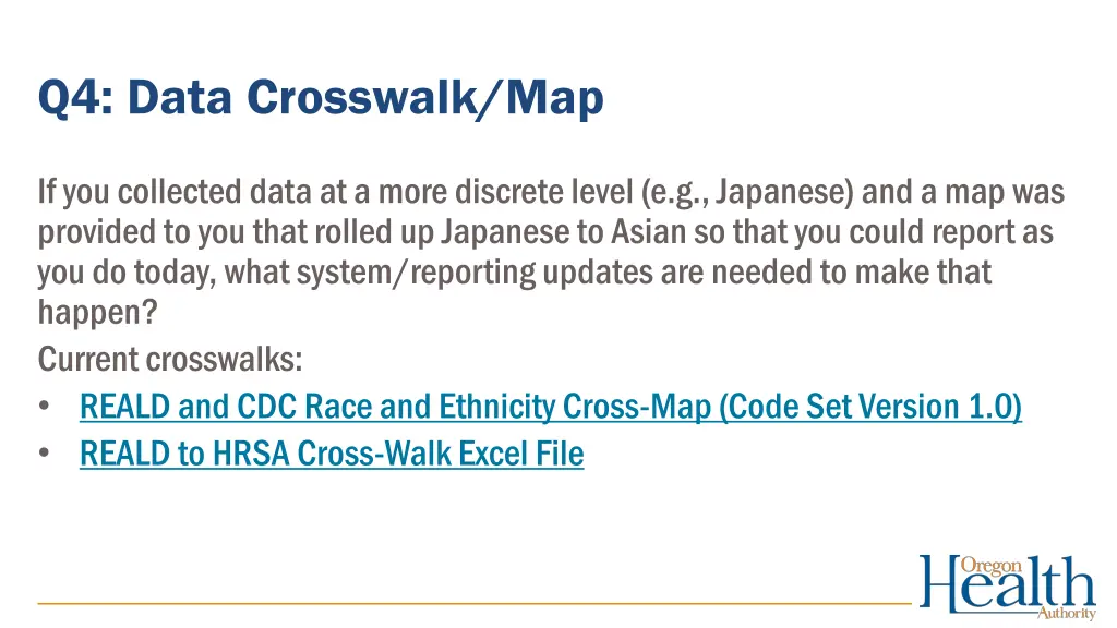 q4 data crosswalk map