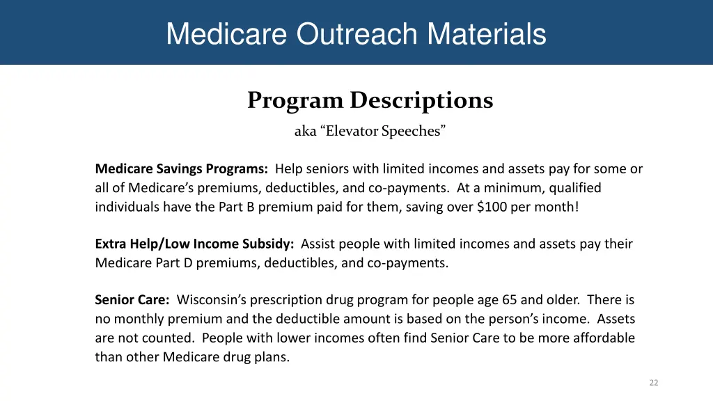 medicare outreach materials 8
