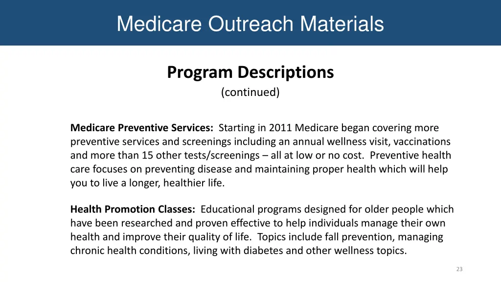 medicare outreach materials 9