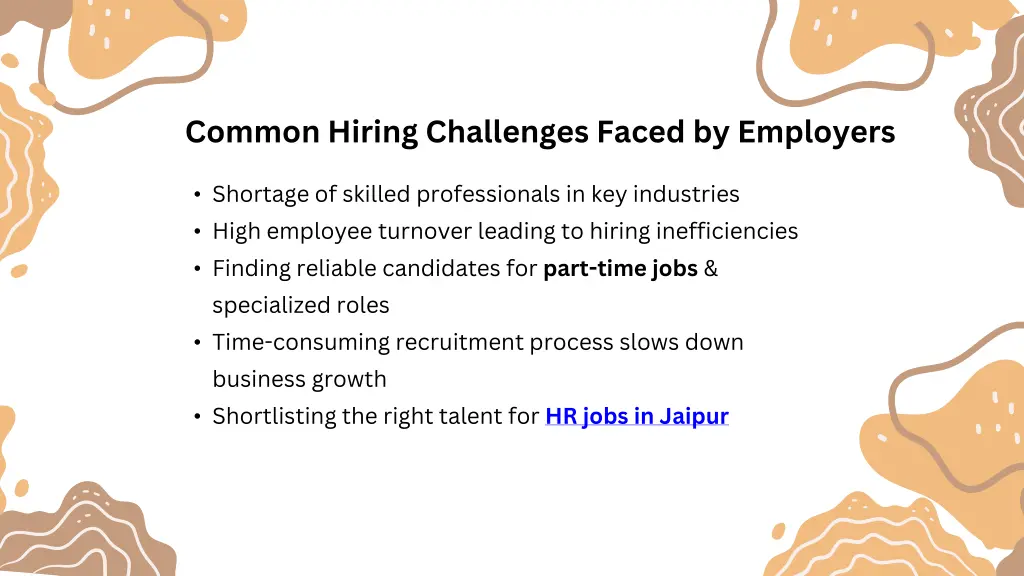 common hiring challenges faced by employers