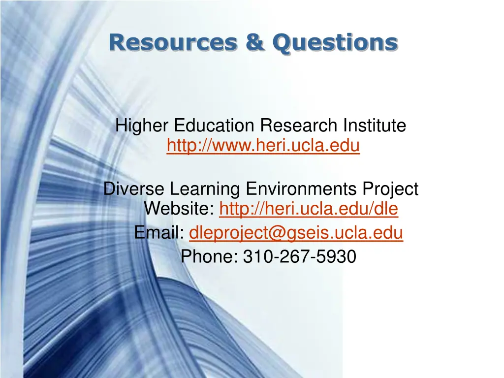 resources questions