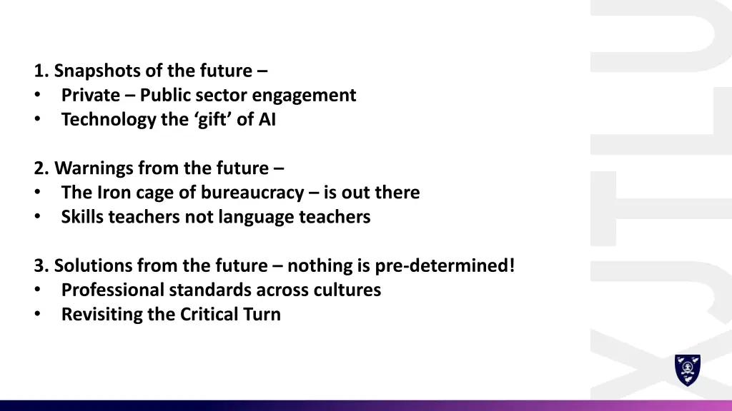 1 snapshots of the future private public sector