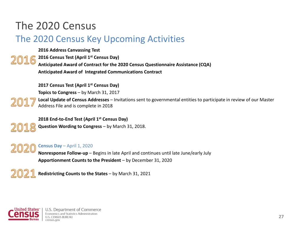 the 2020 census the 2020 census key upcoming