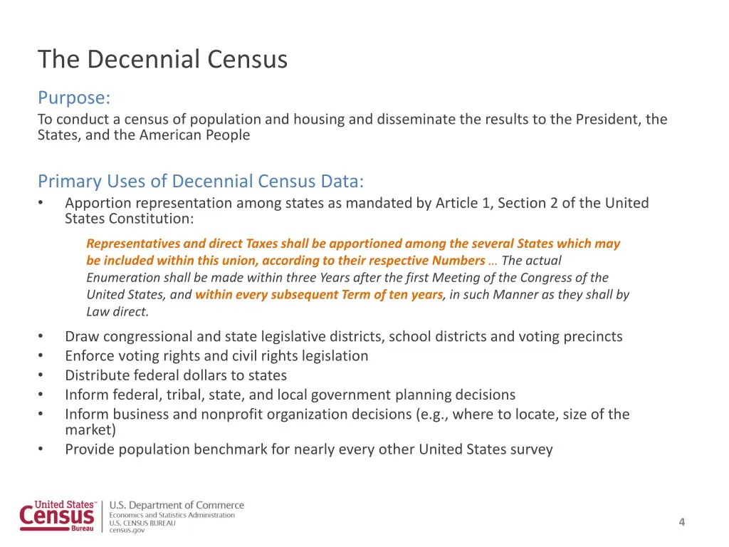 the decennial census