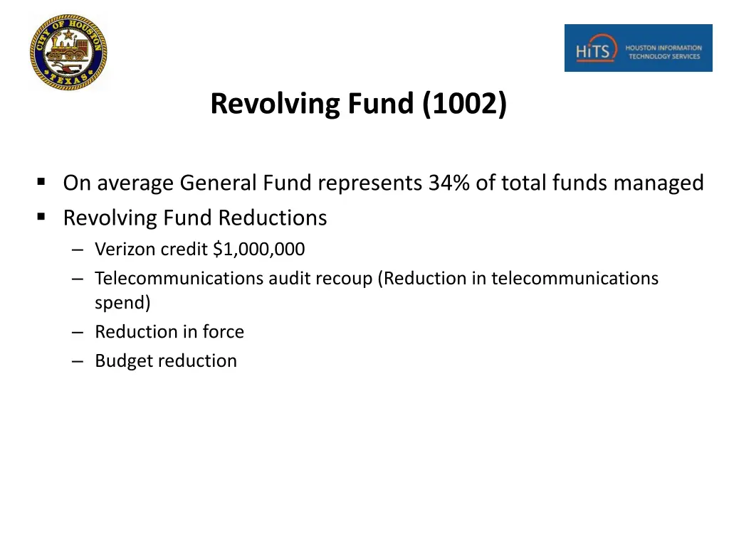 revolving fund 1002
