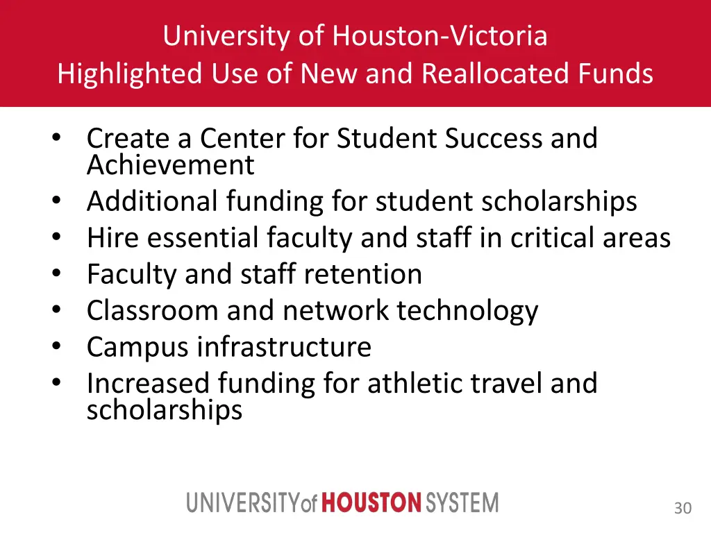 university of houston victoria highlighted
