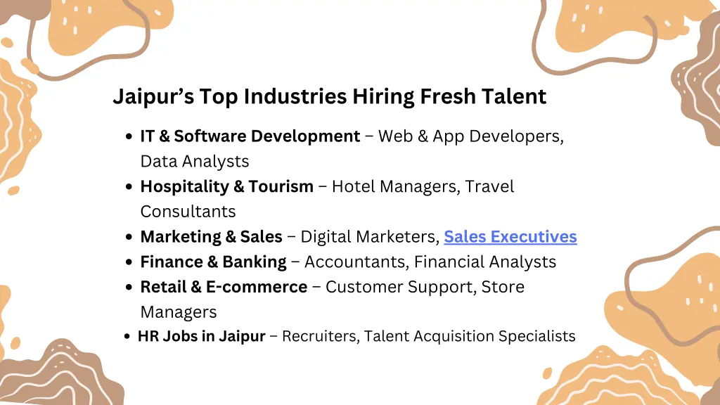 jaipur s top industries hiring fresh talent