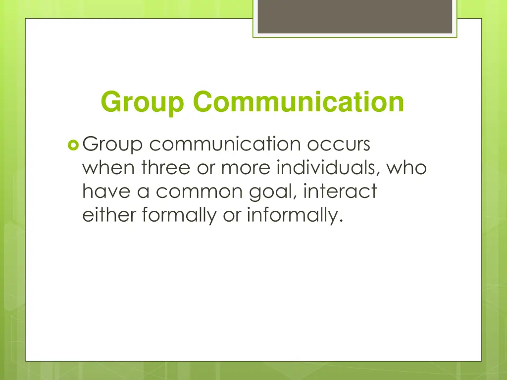 group communication