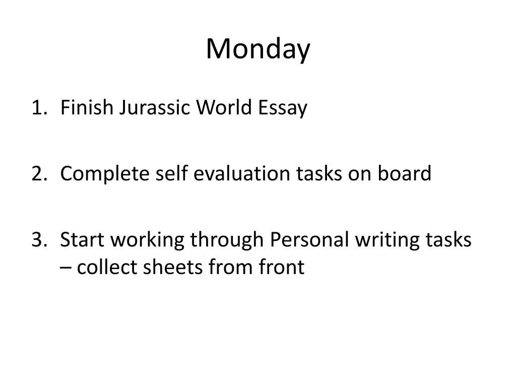 monday