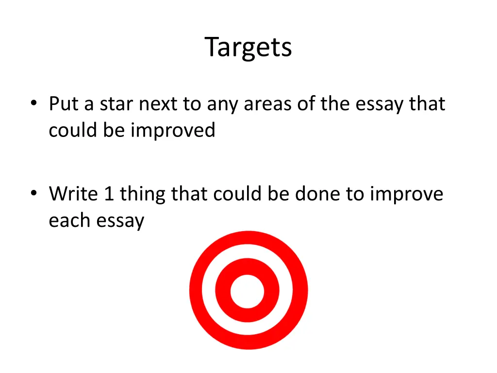targets