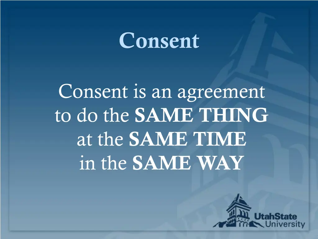 consent