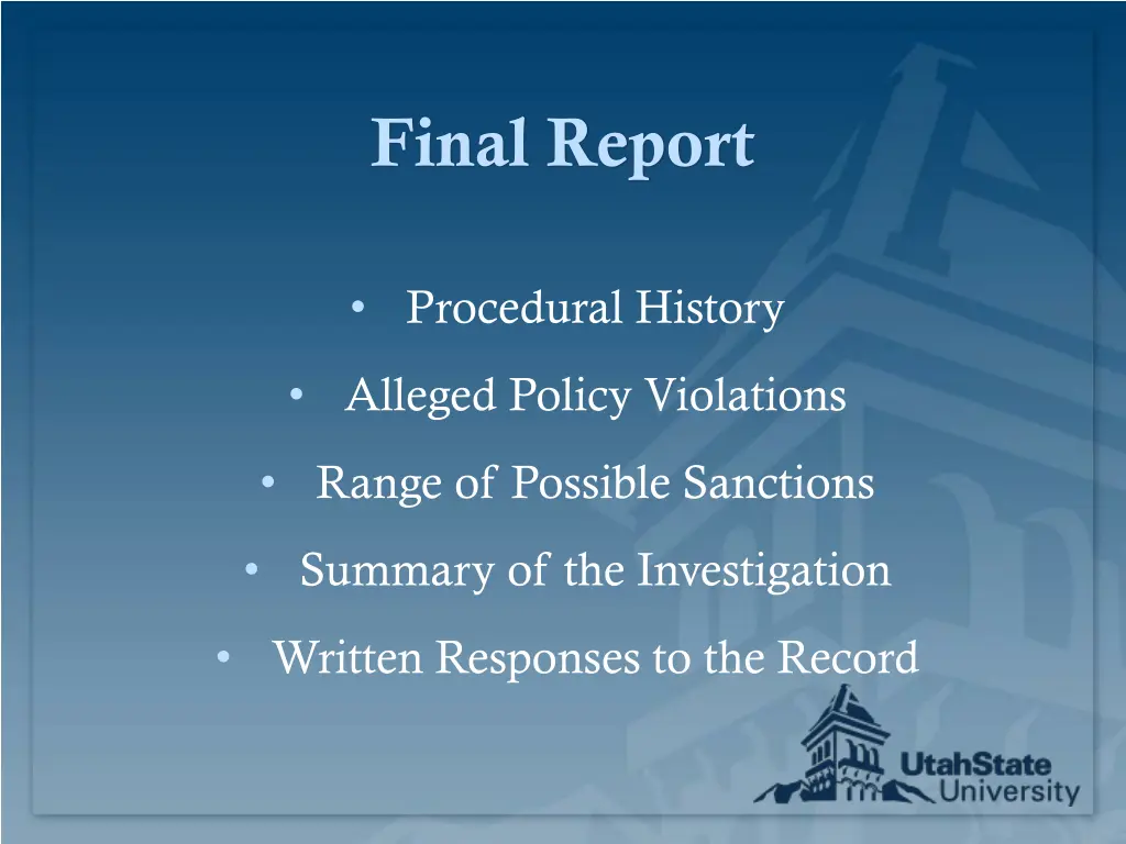 final report