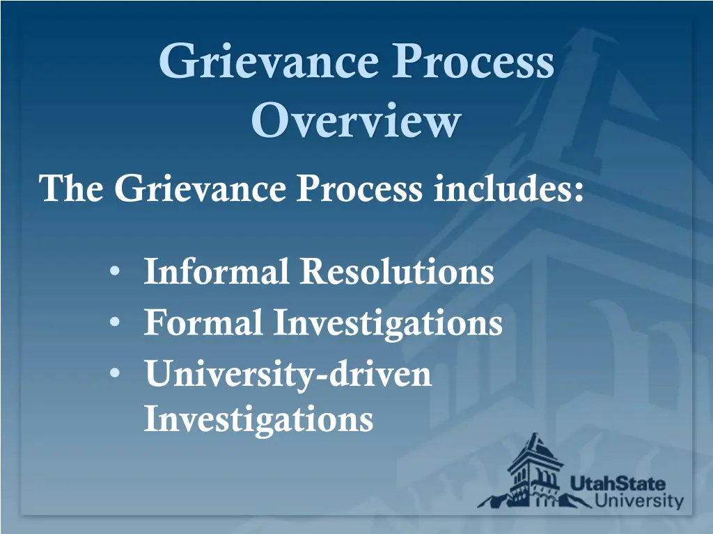 grievance process overview