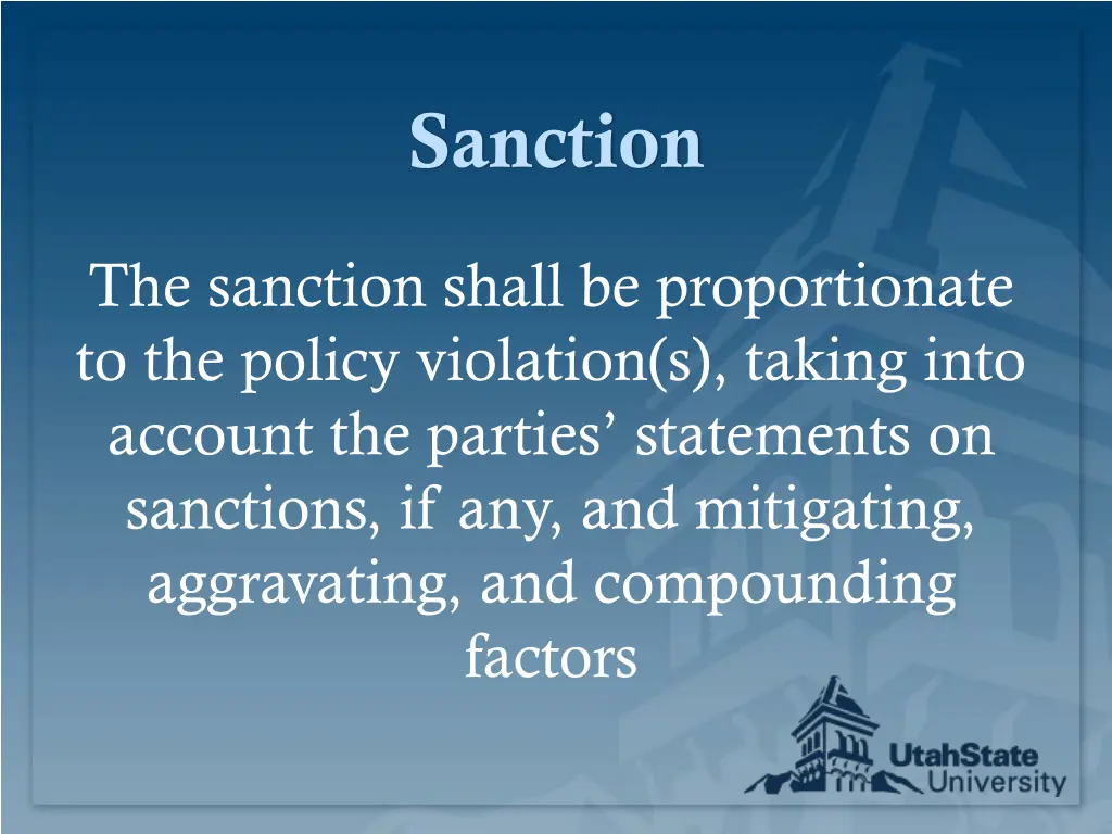 sanction