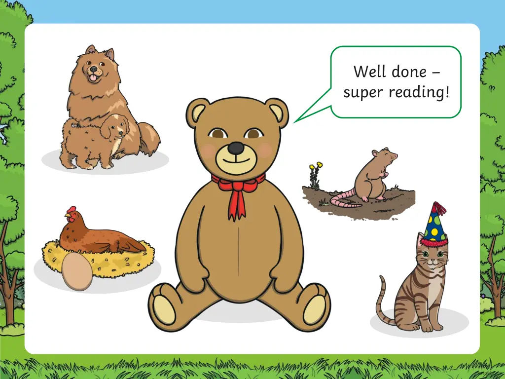 well done super reading