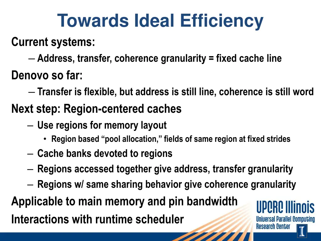 towards ideal efficiency current systems address