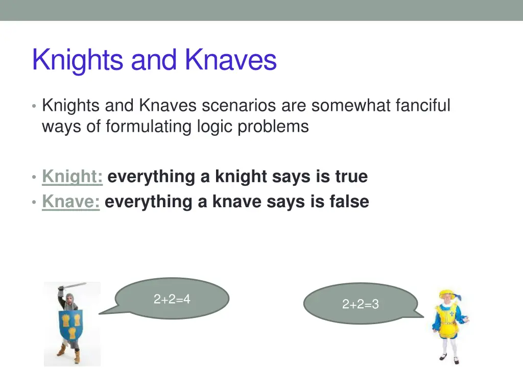 knights and knaves