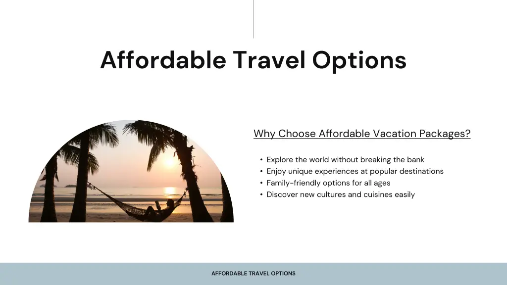 affordable travel options