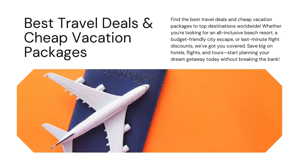 best travel deals cheap vacation packages
