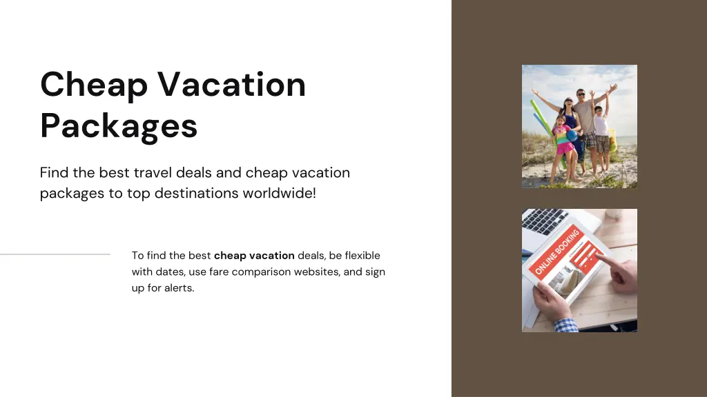 cheap vacation packages