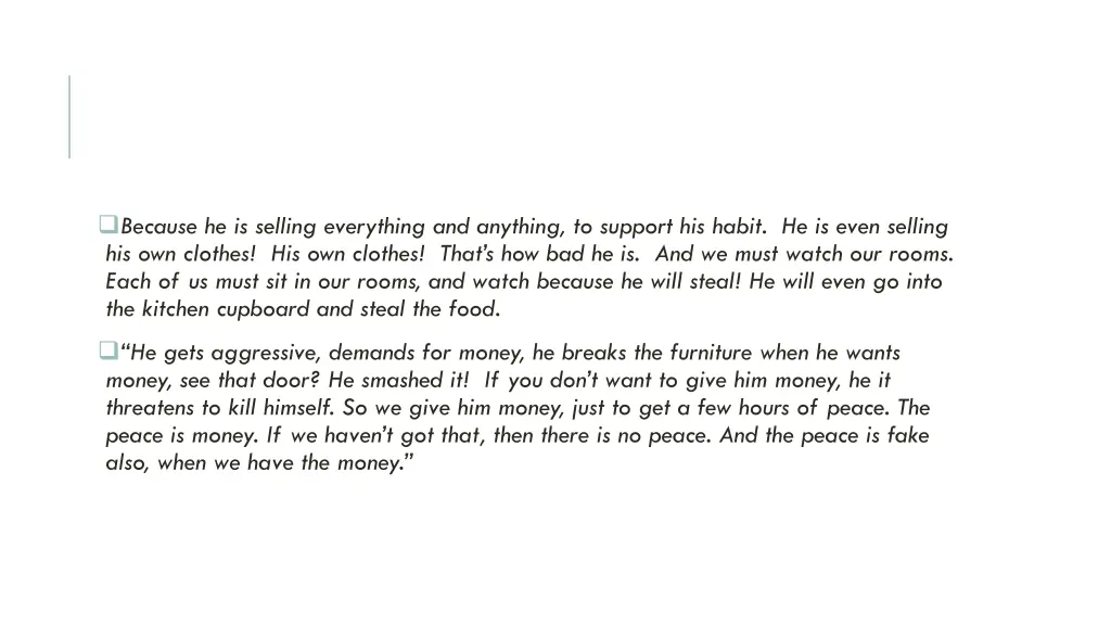 because he is selling everything and anything