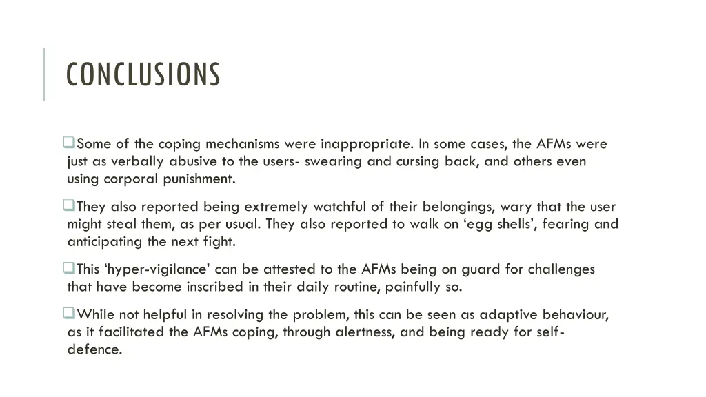 conclusions 1