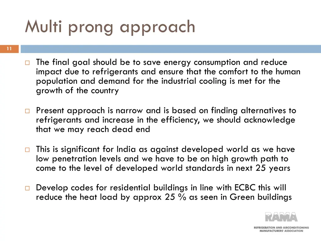 multi prong approach