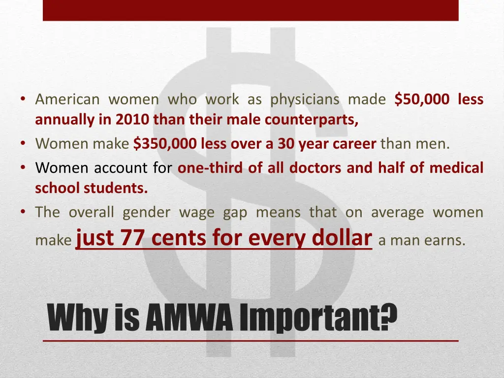 american women who work as physicians made
