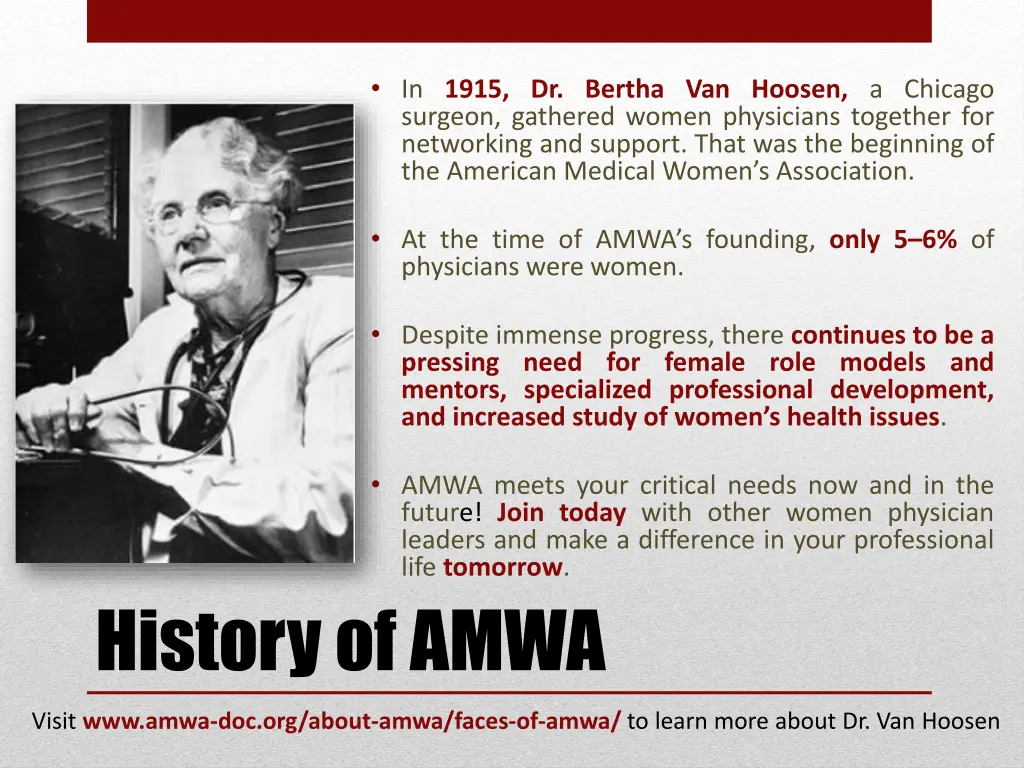 in 1915 dr bertha van hoosen a chicago surgeon