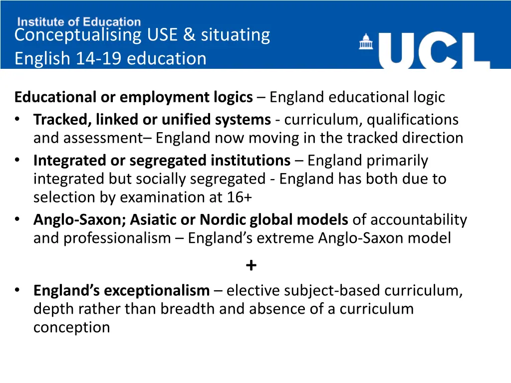 conceptualising use situating english