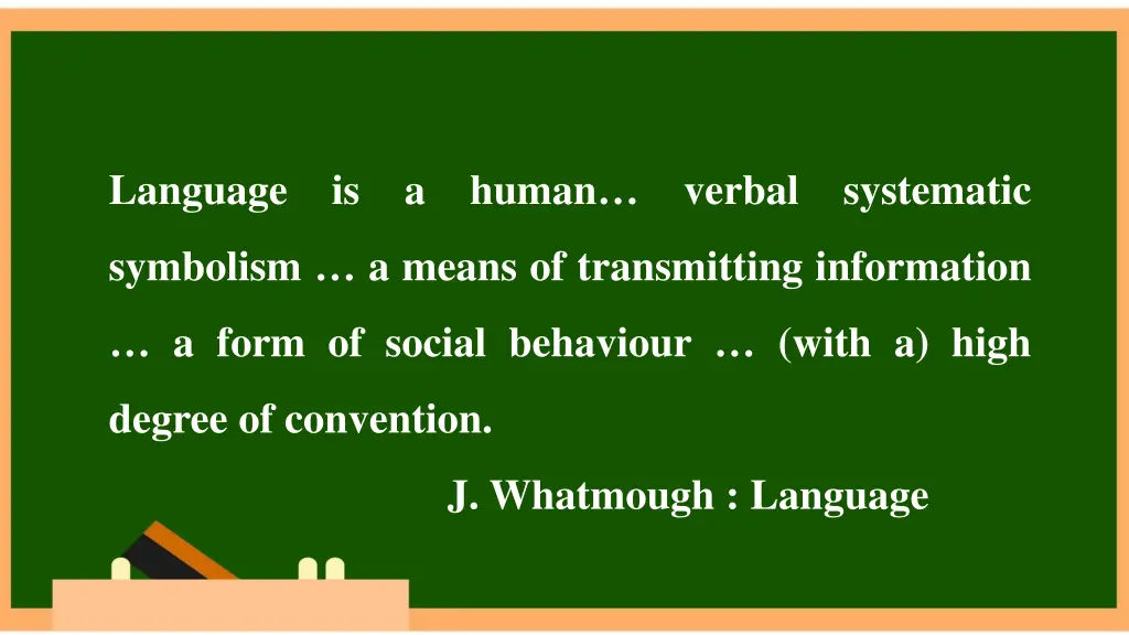language is a human verbal systematic