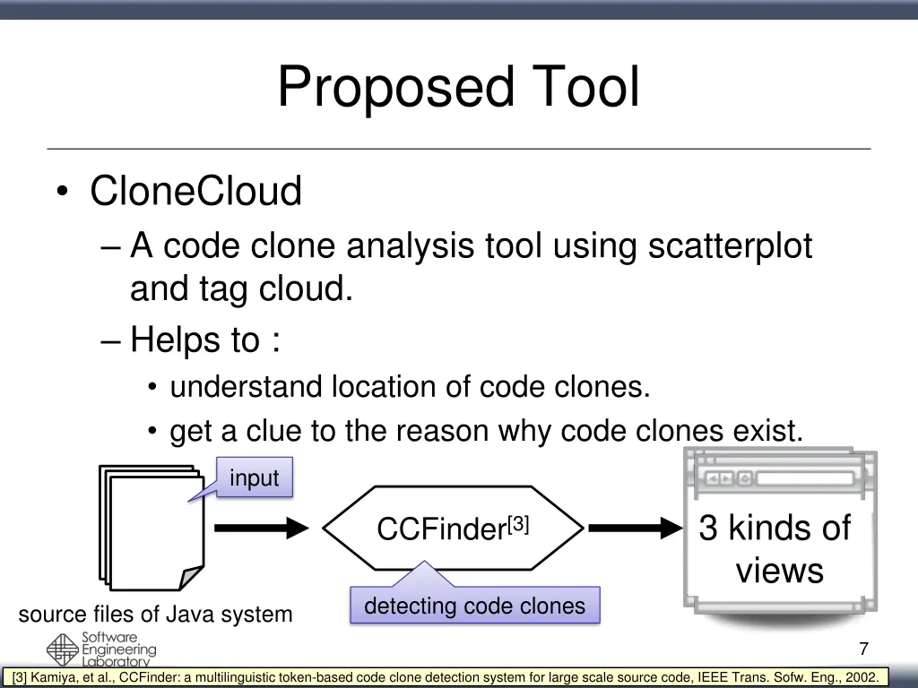proposed tool
